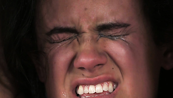 Two dirty brunette sluts get their broad asses slapped hard