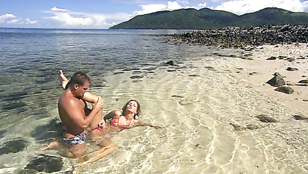 Lustful svelte brunette hottie rides meaty hard cock of overaged lover reverse