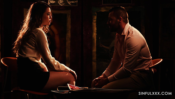 Sensual doggy fuck suits well for hungry pussy belonged to Eveline Dellai