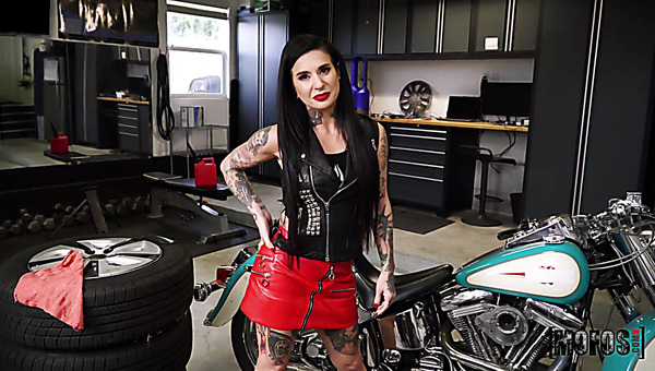 All tattooed whorish biker Joanna Angel deserves brutal doggy from Van Wylde
