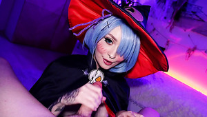 Re:Zero Rem used by cock (cosplay, big tits, creampie)