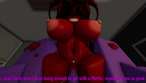 Roblox Succubus wants to ride the player's member