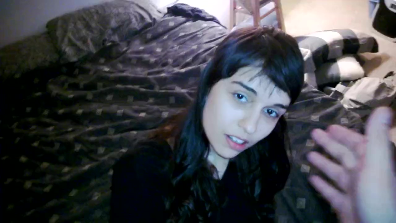 Homemade with an alternative gothic teen and her boyfriend