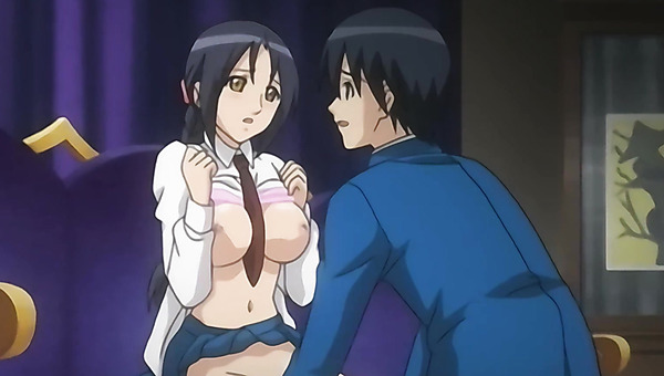 School Girl attracts her crush and has her first time with him