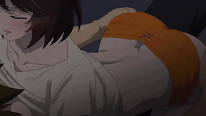 Skinny hot babe accidentally falls with her pussy on a face of her neighbor