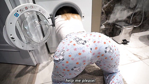 STEPBRO, IM STUCK IN A WASHING MACHINE! HELP!!! I CANT GET OUT!
