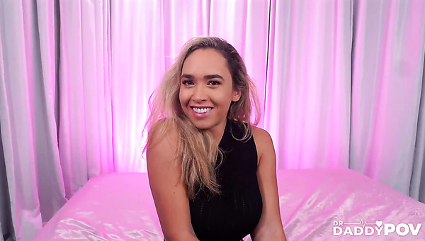 Doctor is going to get creepy with a real tight teen patient