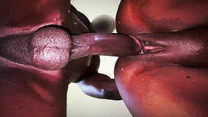 He loves to stick his BBC up his big butted gf's pussy and pound her POV