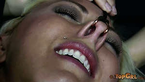 Gorgeous blonde slut Skylar Price is tied and toyed by her mistress
