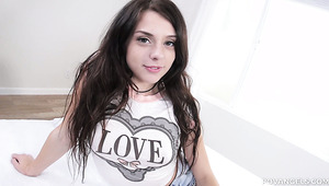 Megan Sage is such a cutie and she loves to show off her BJ skills