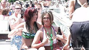 Lots of dirty partying bitches intend to lure some buddies for sex